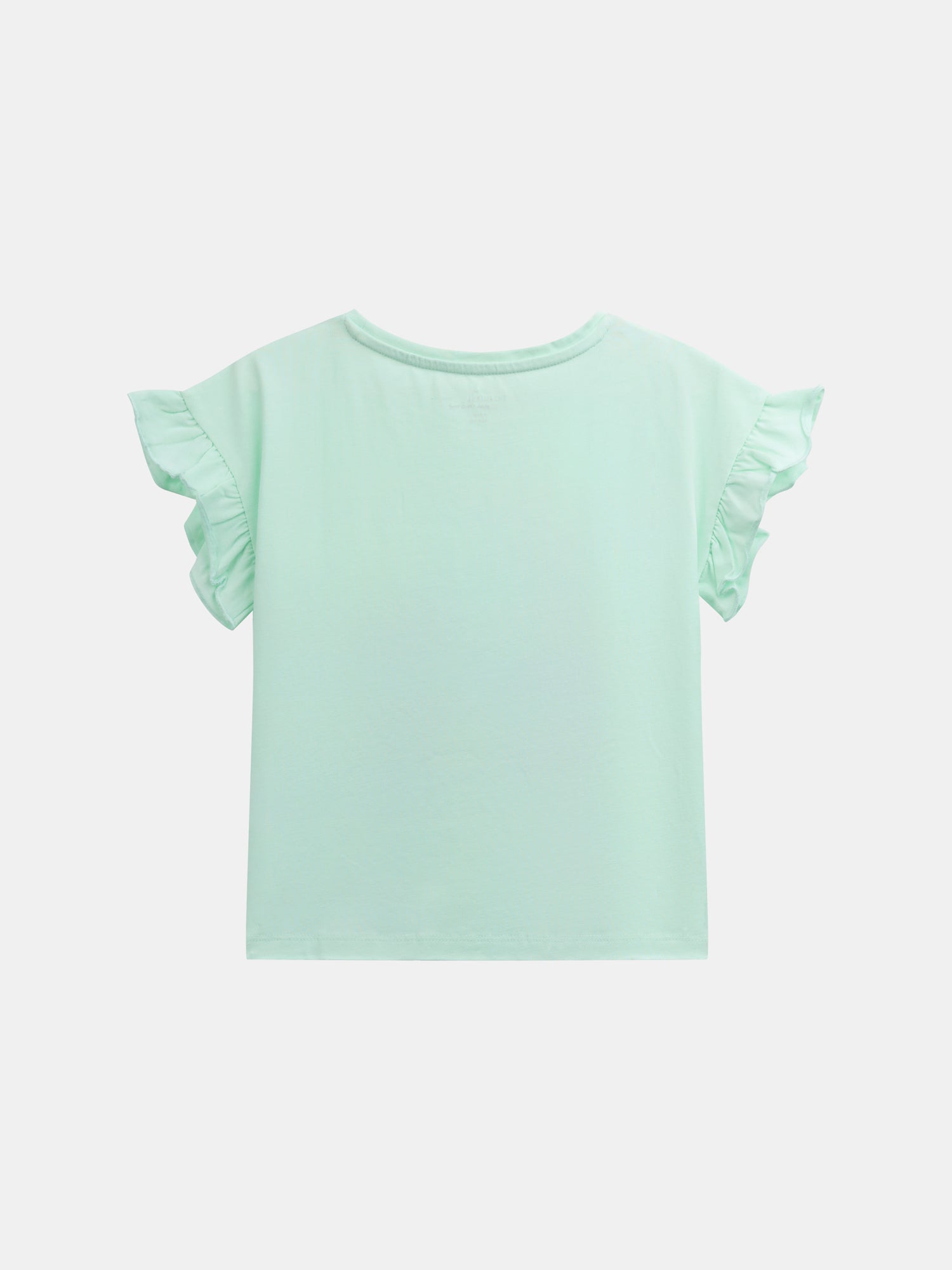 Short phosphorescent pajamas with "Exotic Mood" print for girls