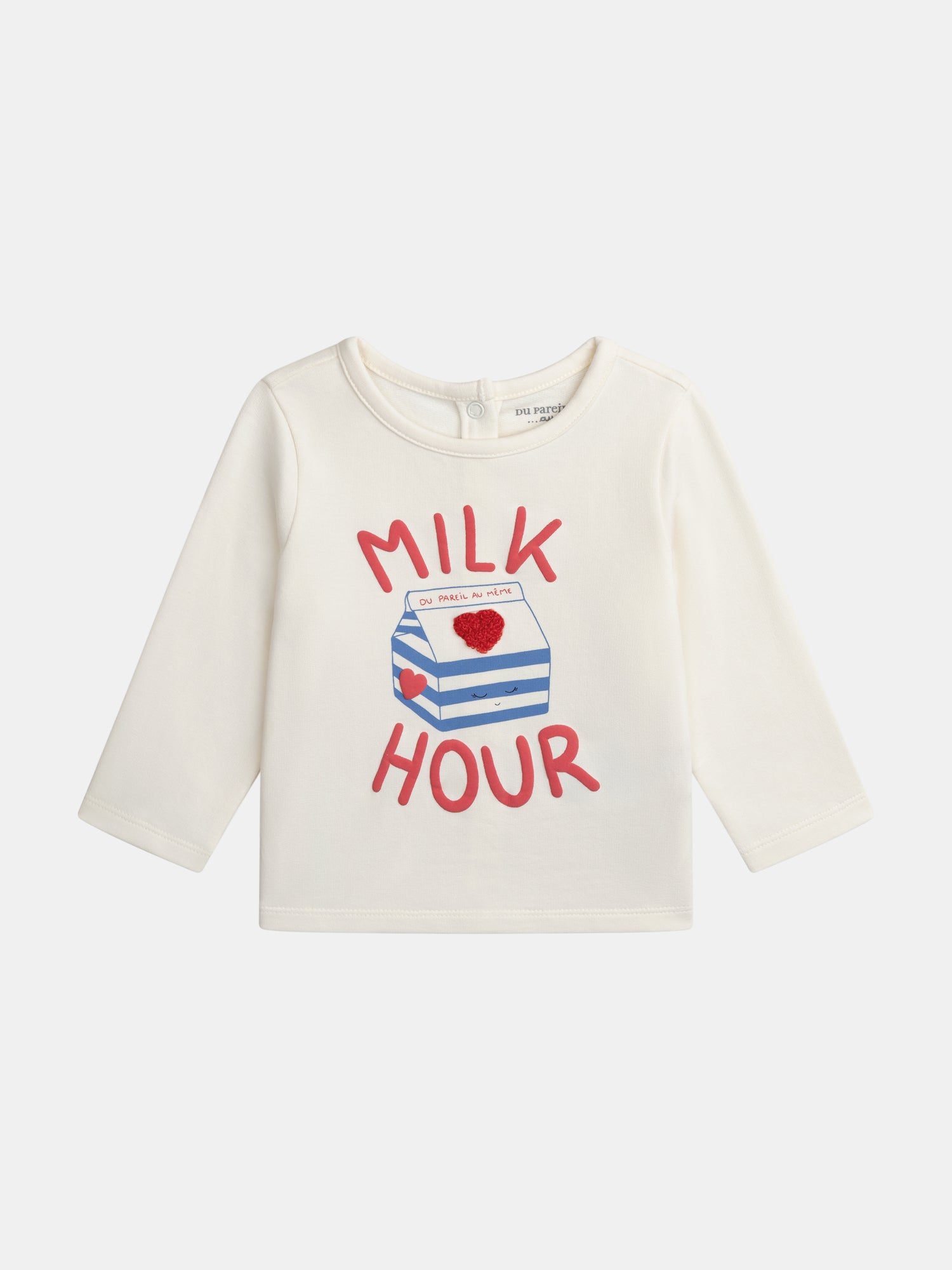 "Milk Hour" Pajamas for Baby Girl