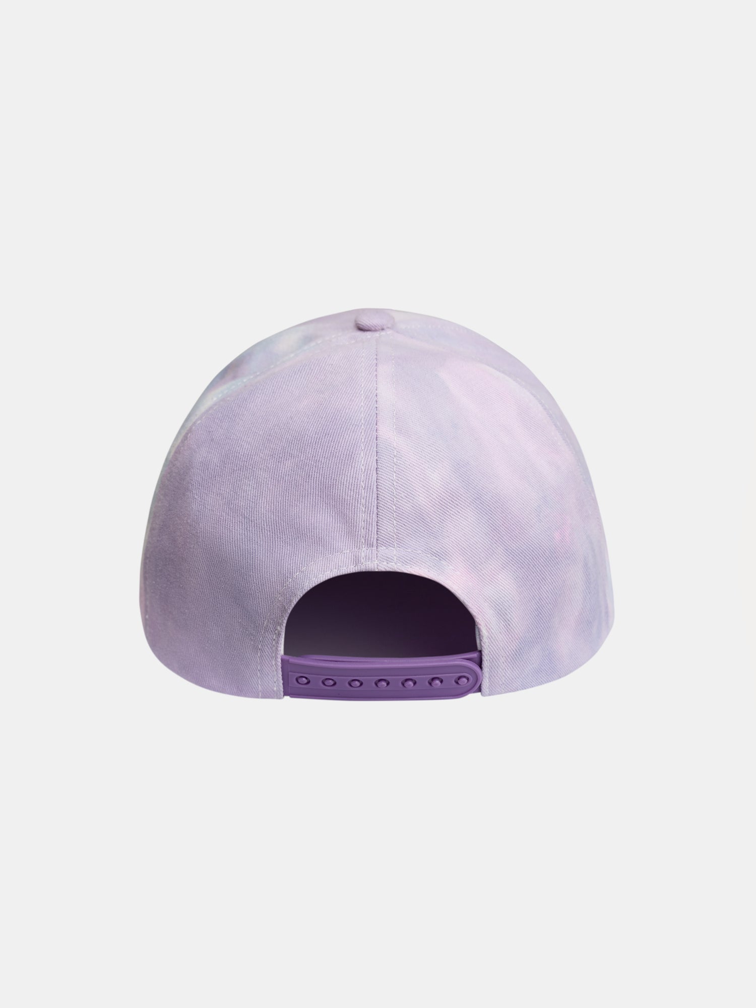 Purple tie-dye cap for girls