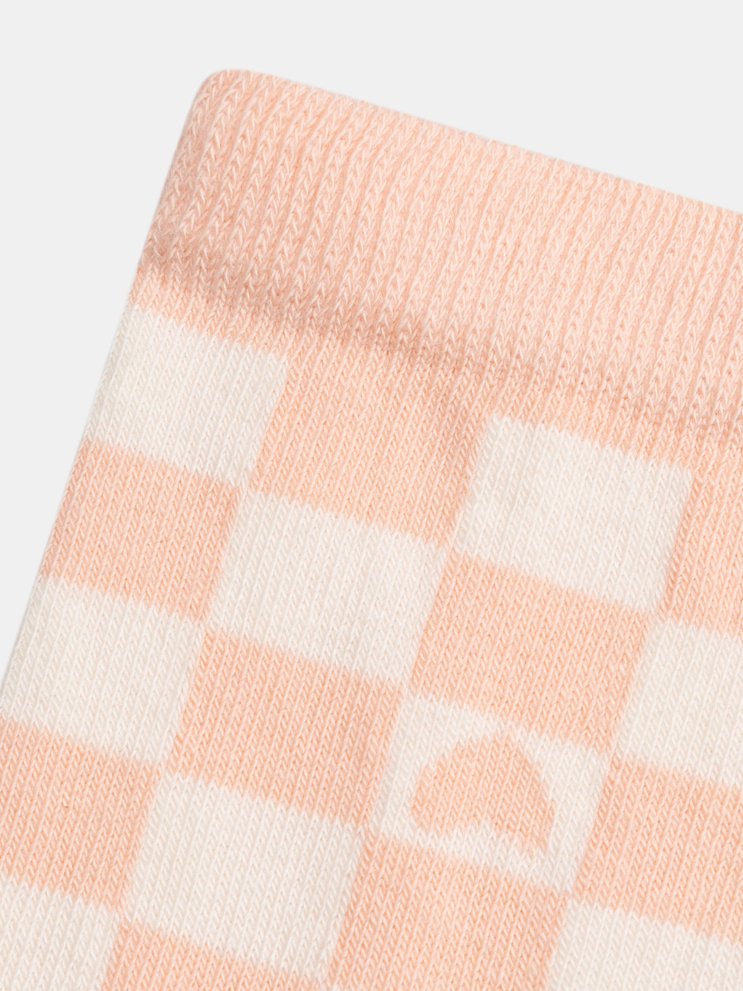 Pink Checkered Socks for Girl