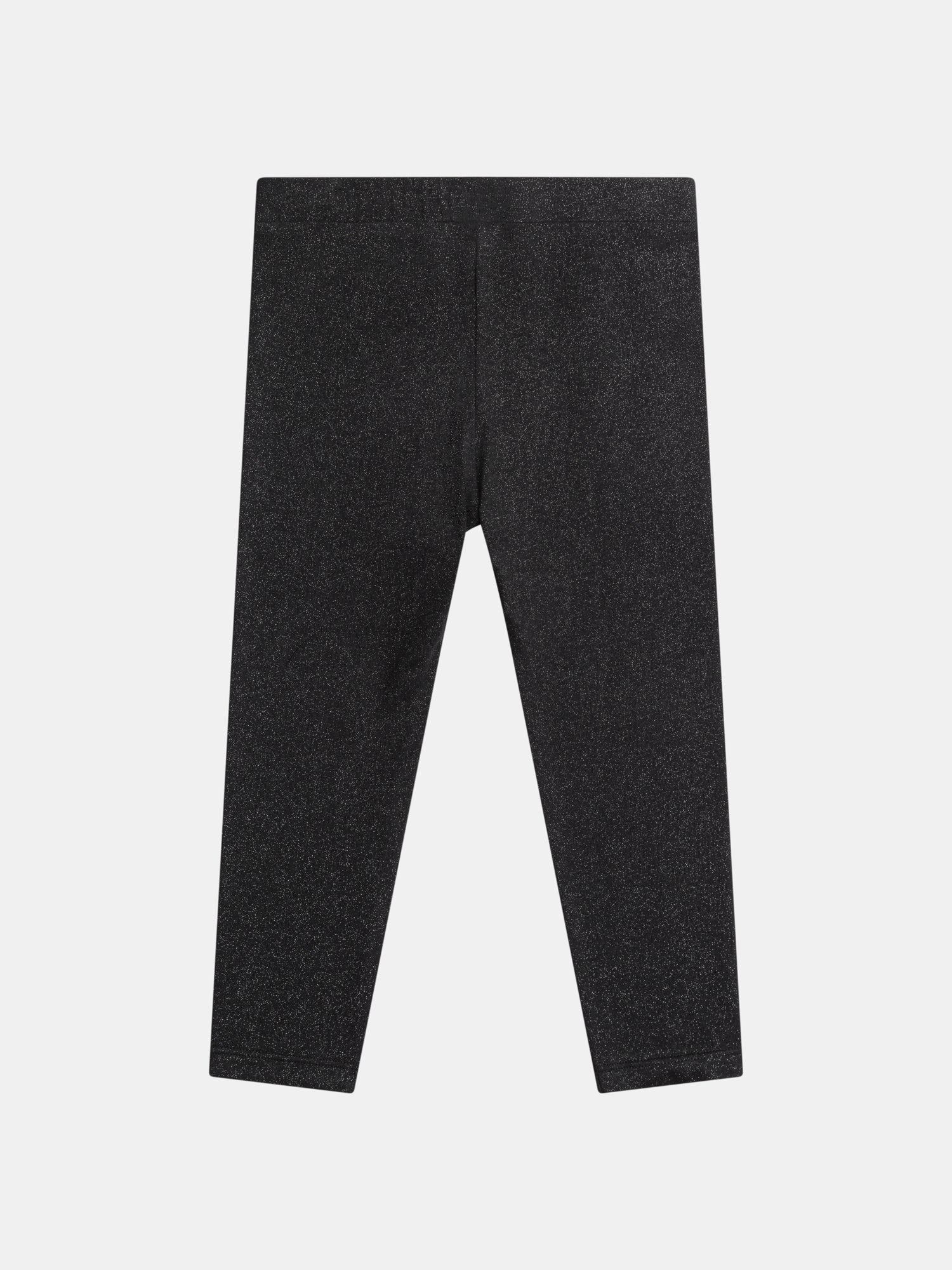 Dark Gray Glitter Leggings for Girls