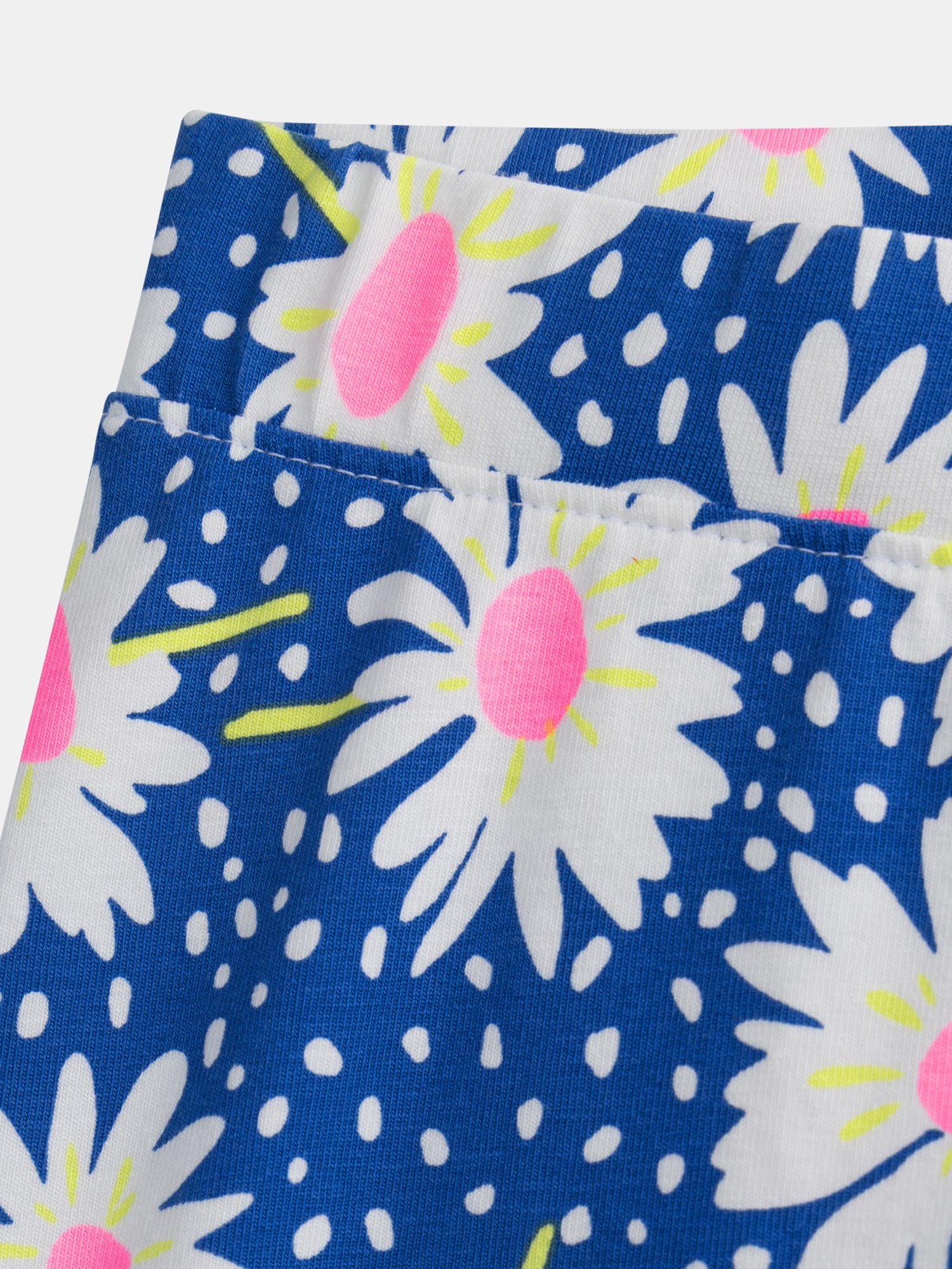 Blue Flower Shorts for Girls