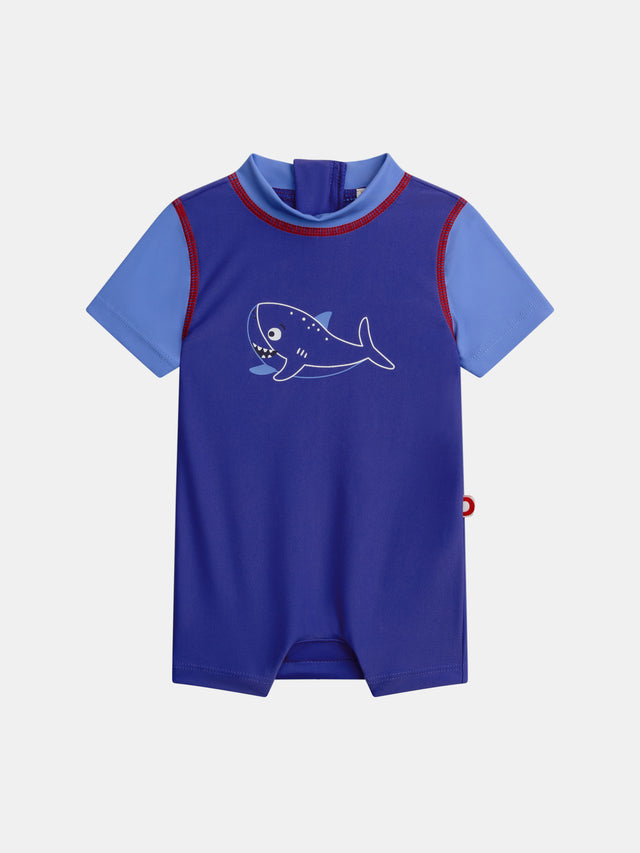 UPF 50+ Shark swimsuit for baby boy