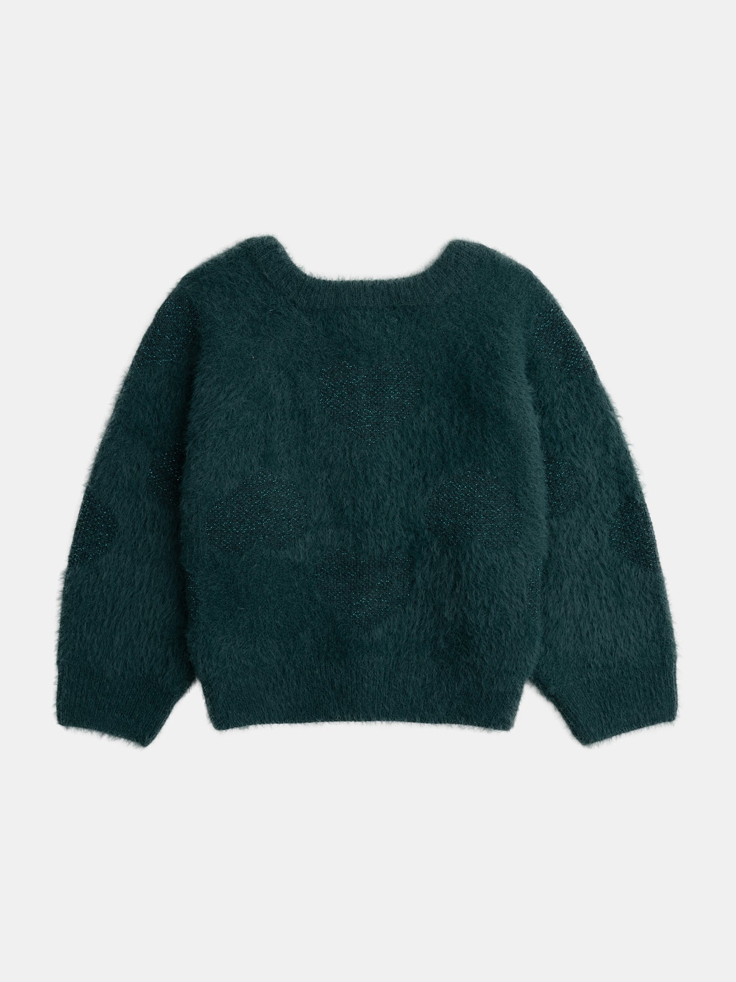 Green Cardigan with Heart Details for Girls