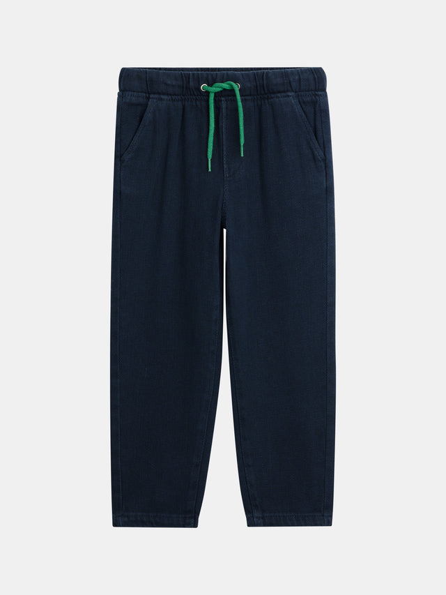Navy Pants with Pockets for Boys