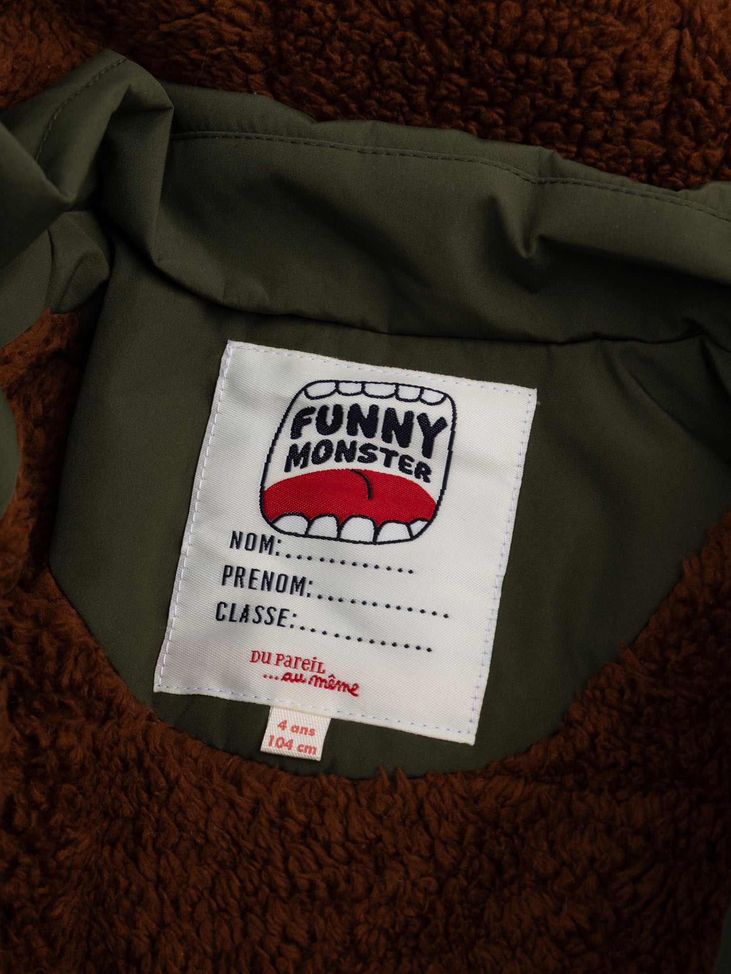 Green Parka with Sherpa Lining for Boys