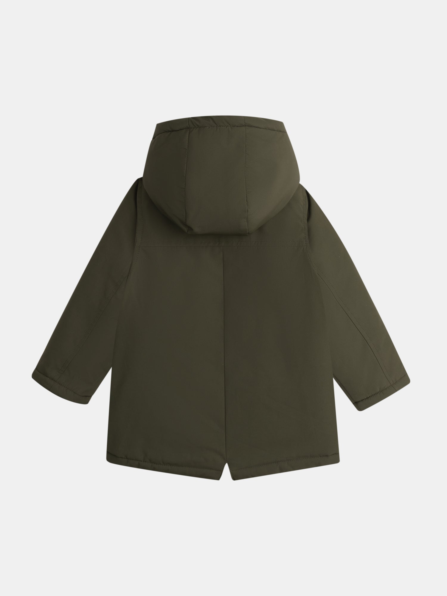 Green Parka with Sherpa Lining for Boys