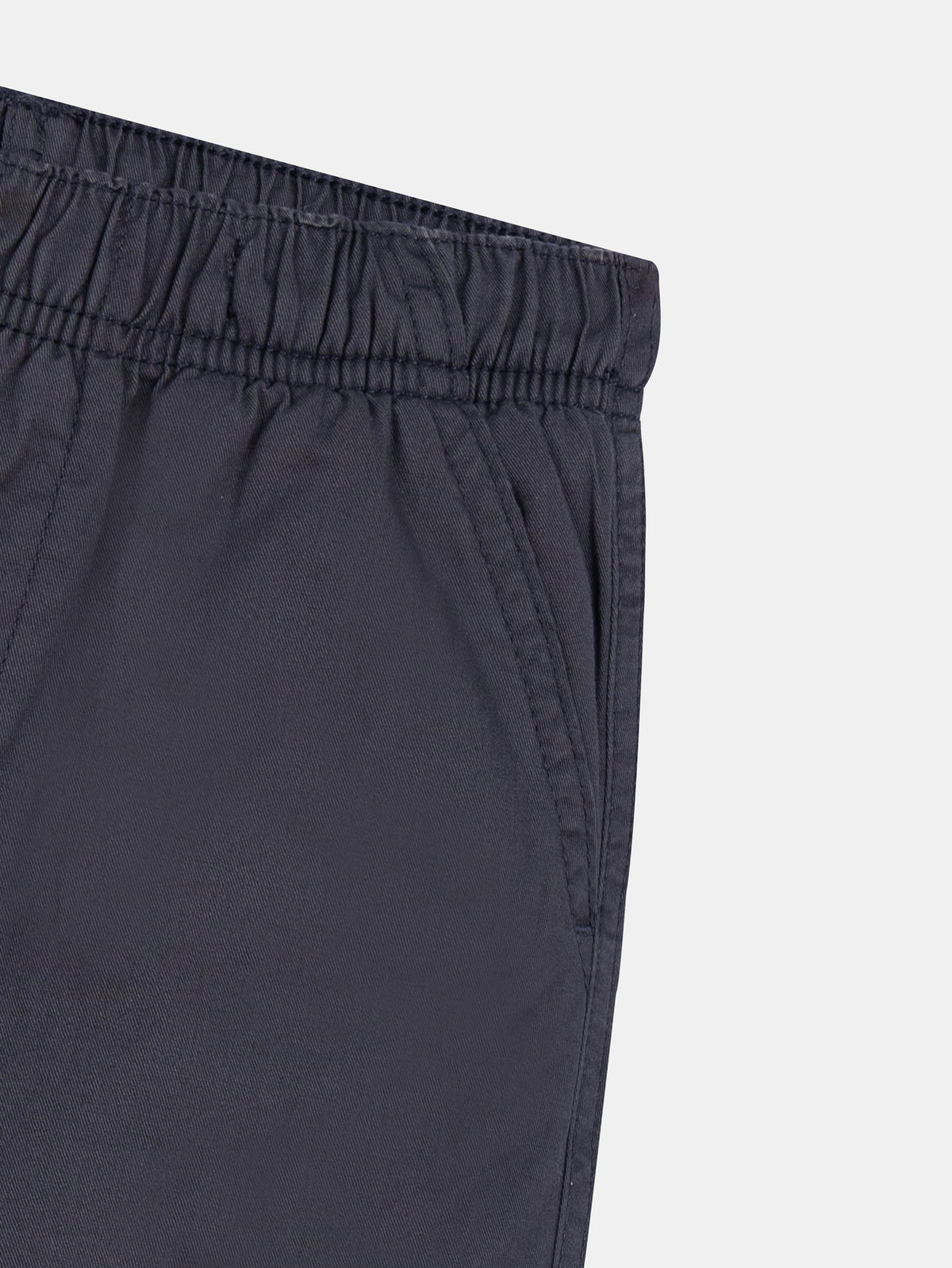 Gray warm-lined pants for boys