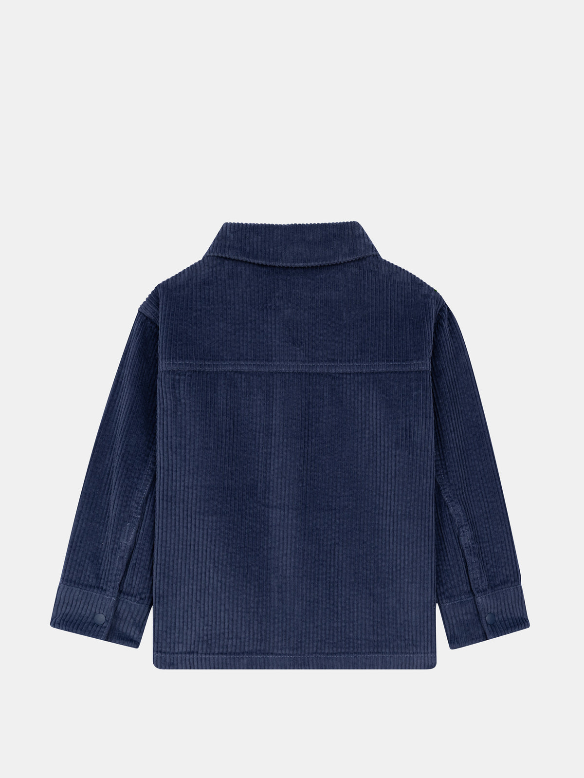 Blue Velvet Shirt for Boys