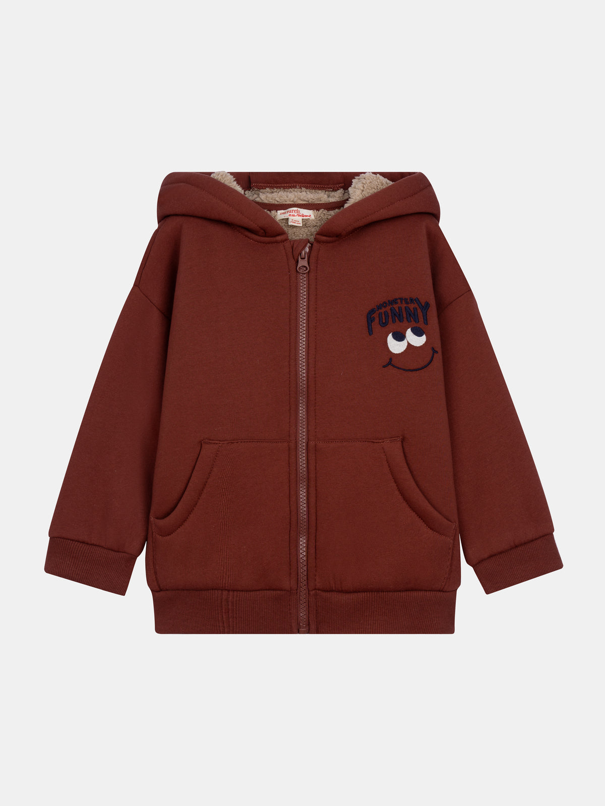 Warm Lined Hooded Vest for Boys
