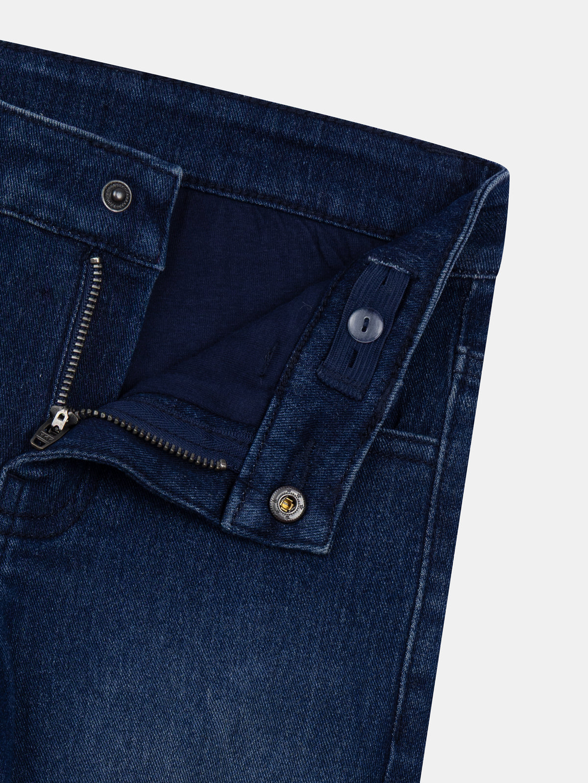 Blue denim jeans with pockets for boys