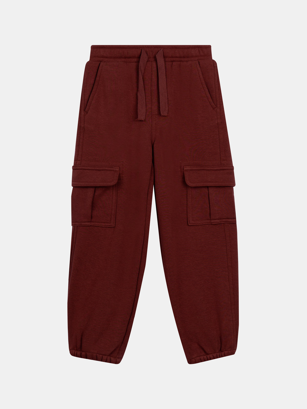 Warm double-lined jogging bottoms with cargo pockets for boys