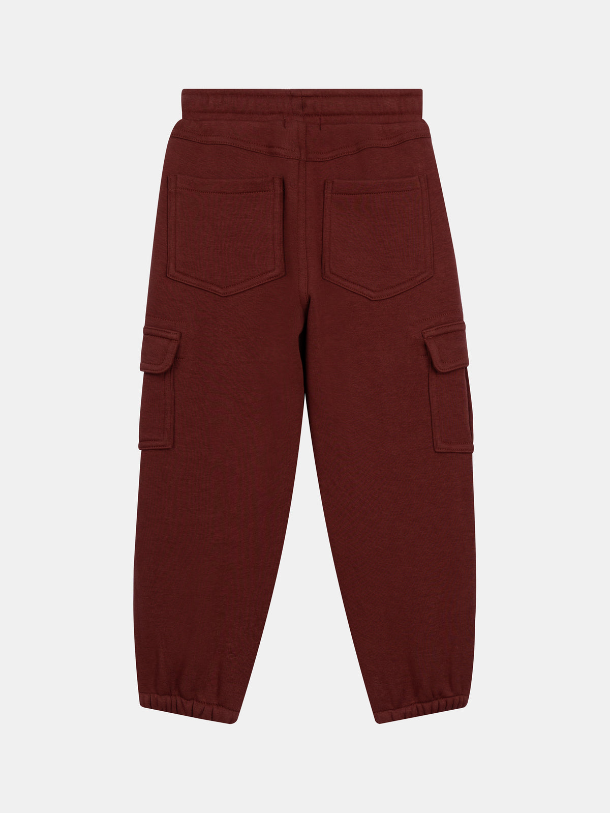Warm double-lined jogging bottoms with cargo pockets for boys