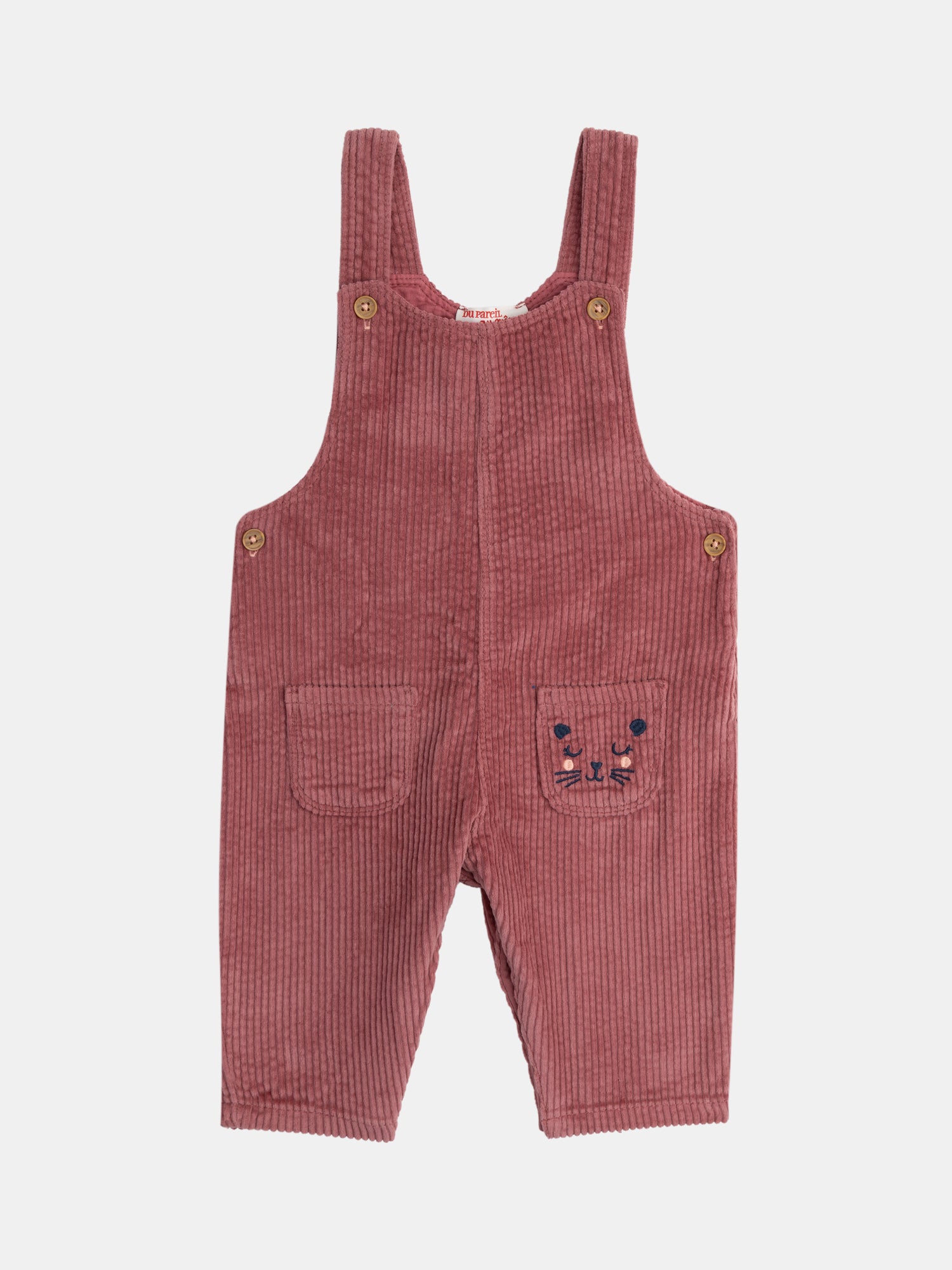Pink Overall "Wild Campus" for Baby Girls