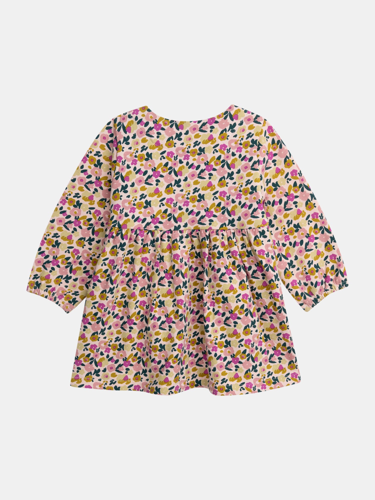 Printed dress and legging "Wild Campus" set for baby girl