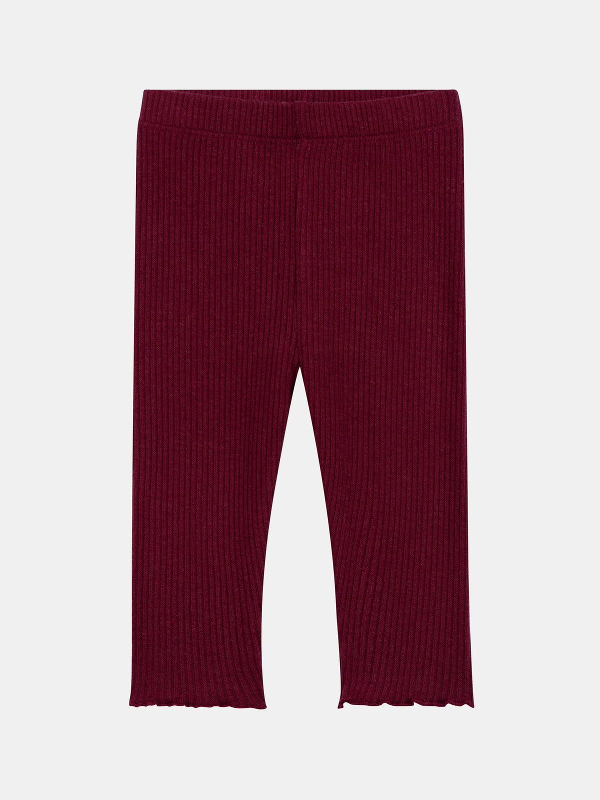 Pink Sweat Set "Skater Cat" and Ribbed Leggings in Plum for Baby Girl