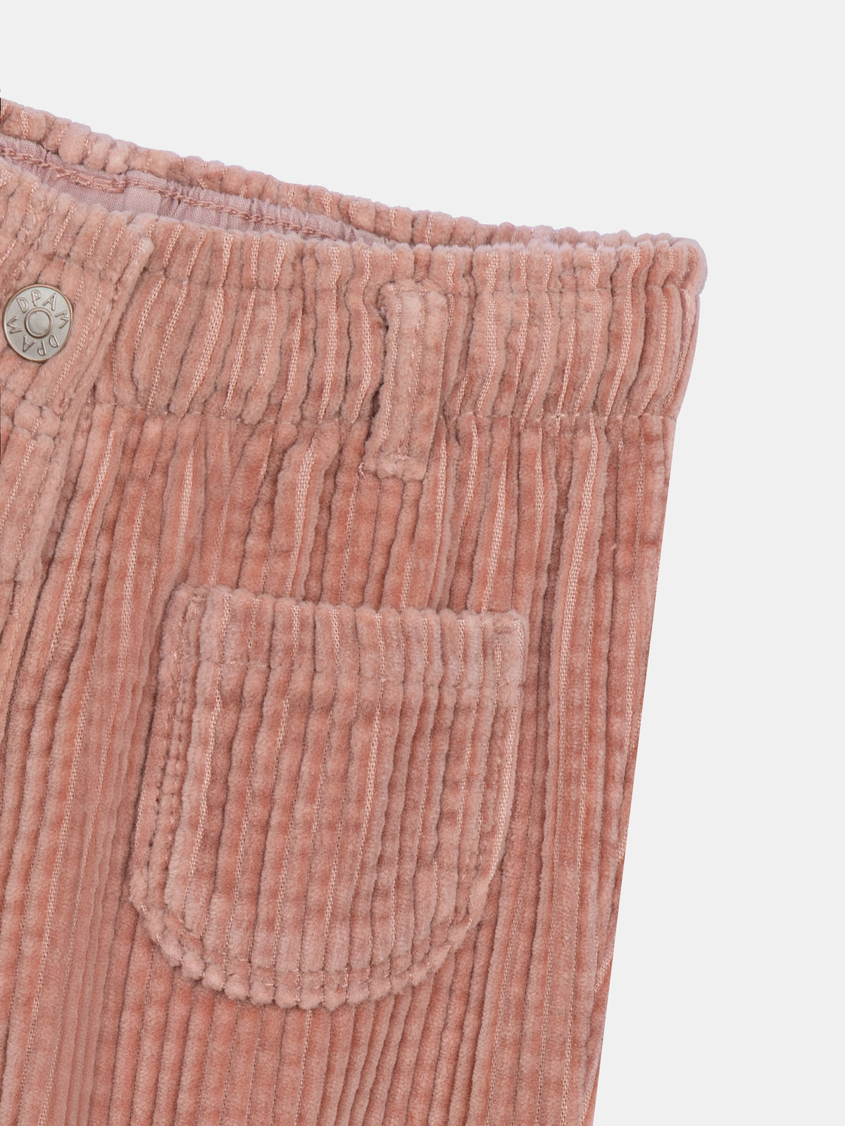 Light pink corduroy pants for baby girl