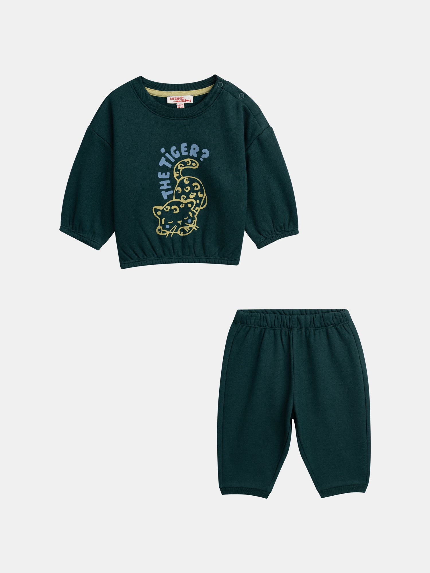 Green Set "Wild Campus" for Baby Boy