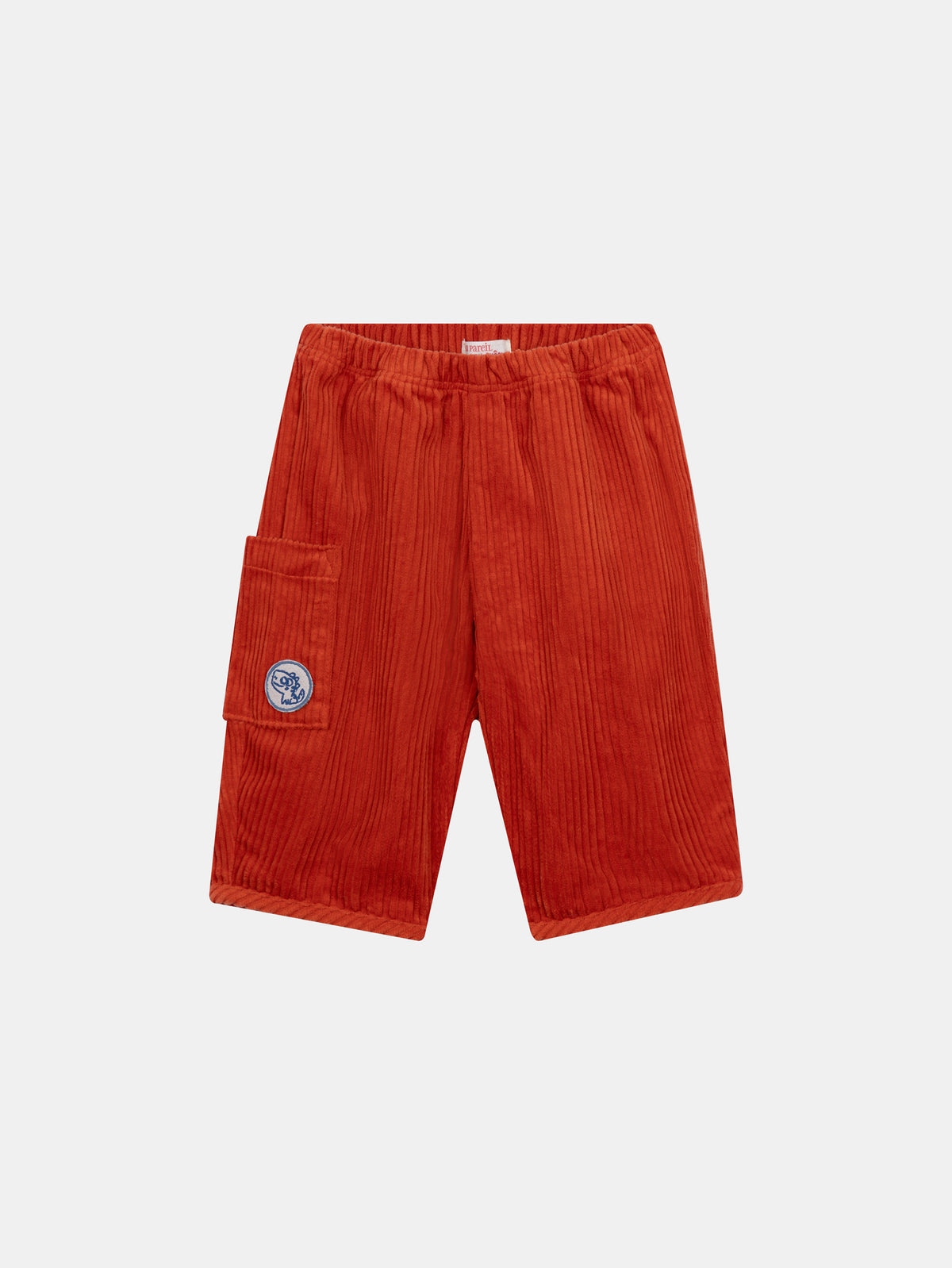 Rust Corduroy Pants "Baby Dino" for Baby Boy
