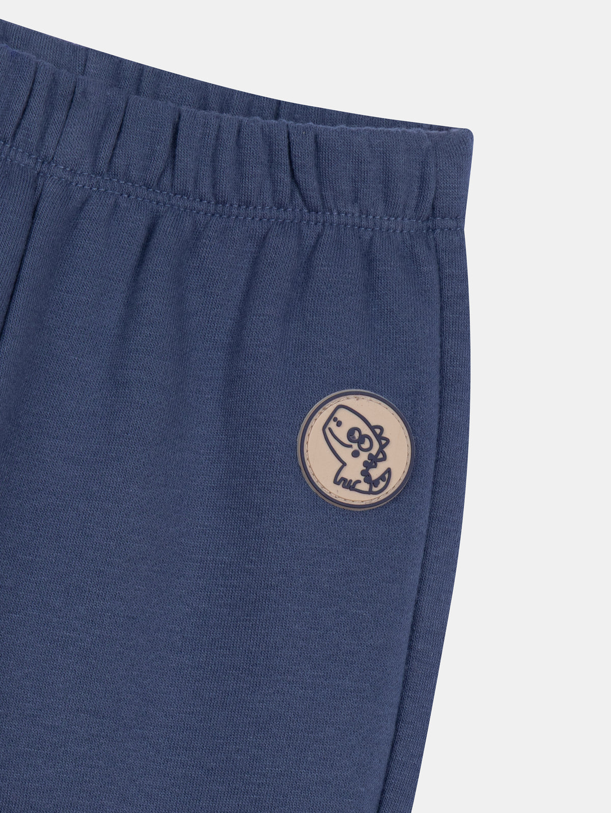 Ocean Blue Fleece Pants "Baby Dino" for Baby Boys