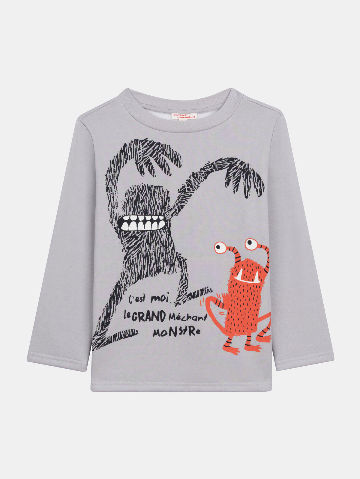 2-piece fleece "MONSTERS" pajamas with phosphorescence for boys