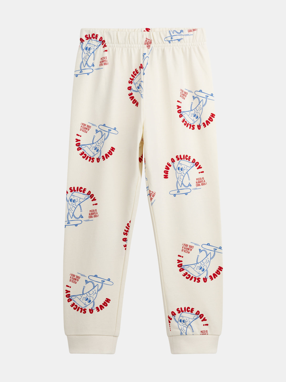 2-Piece Fleece Pajama Set Printed "Have a Slice Day!" for Kids Boy