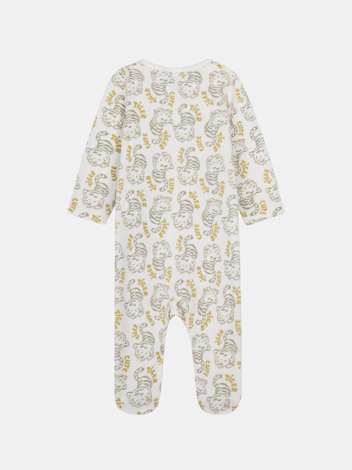 Velvet Snug-Fit with Printed Tigers for Baby Boy