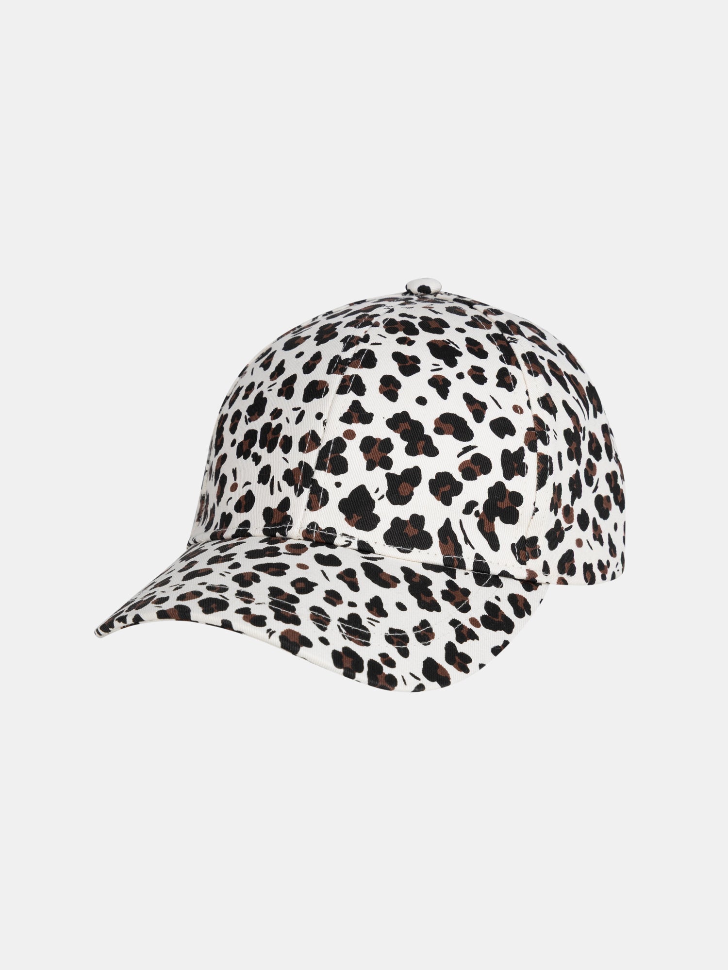 Cap with leopard print for girls