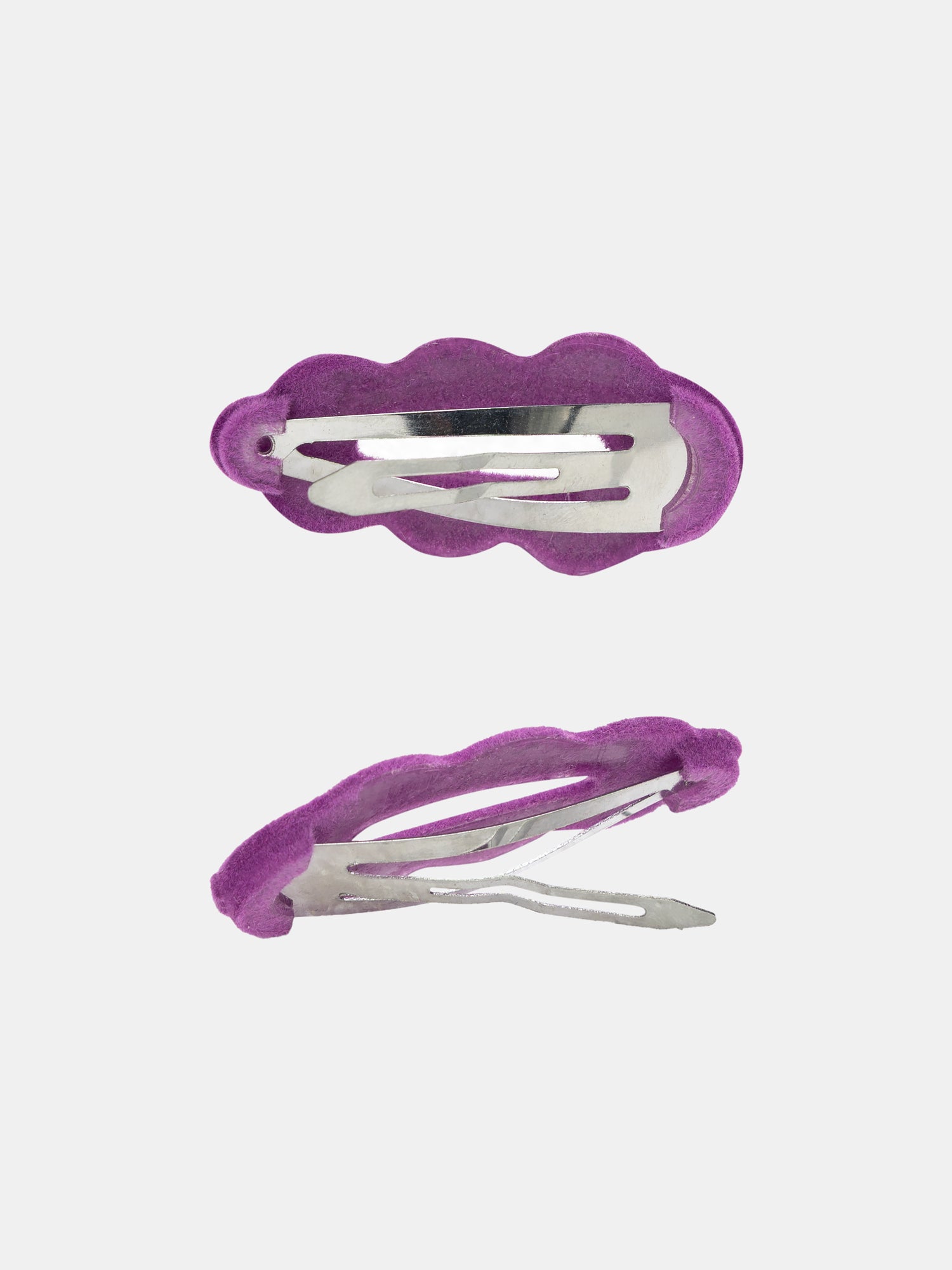 Set of 3 Multicolored Organic Shaped Hair Clips for Girls