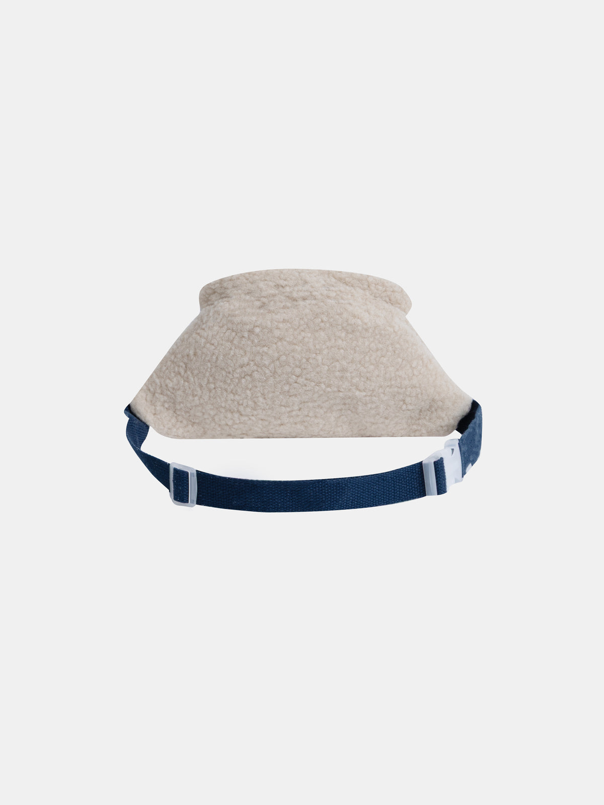 Beige Fanny Bag with Faux Fur and Tricolor Assembly for Boys
