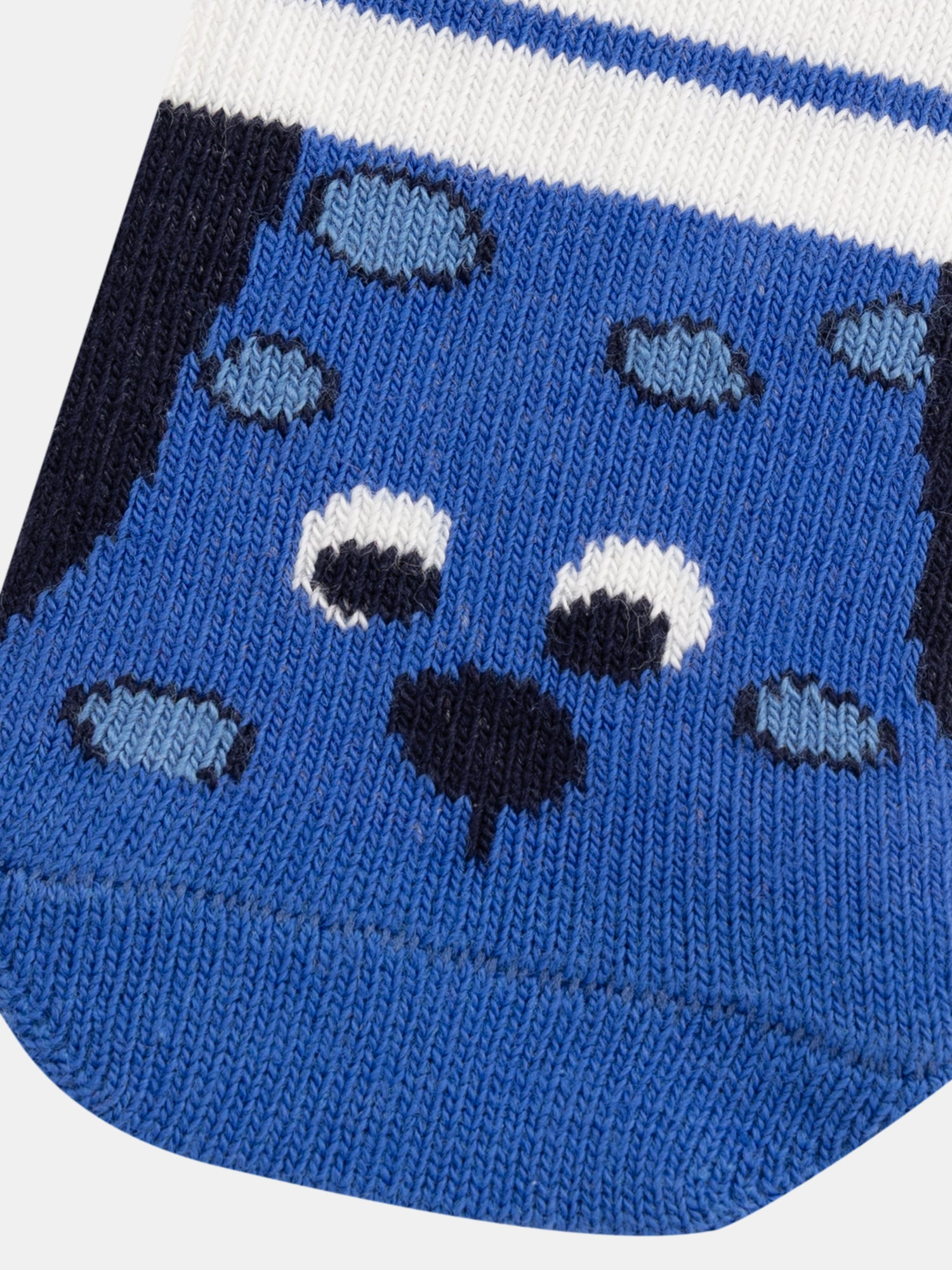 Socks with Colorful Stripes and Dog Pattern for Baby Boys