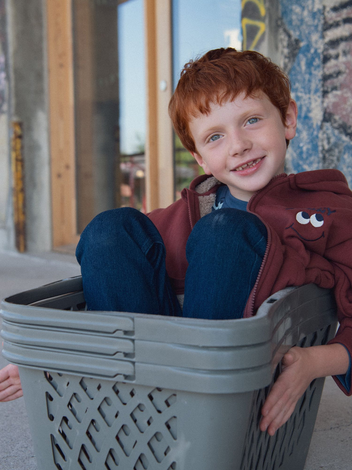 Warm Lined Hooded Vest for Boys