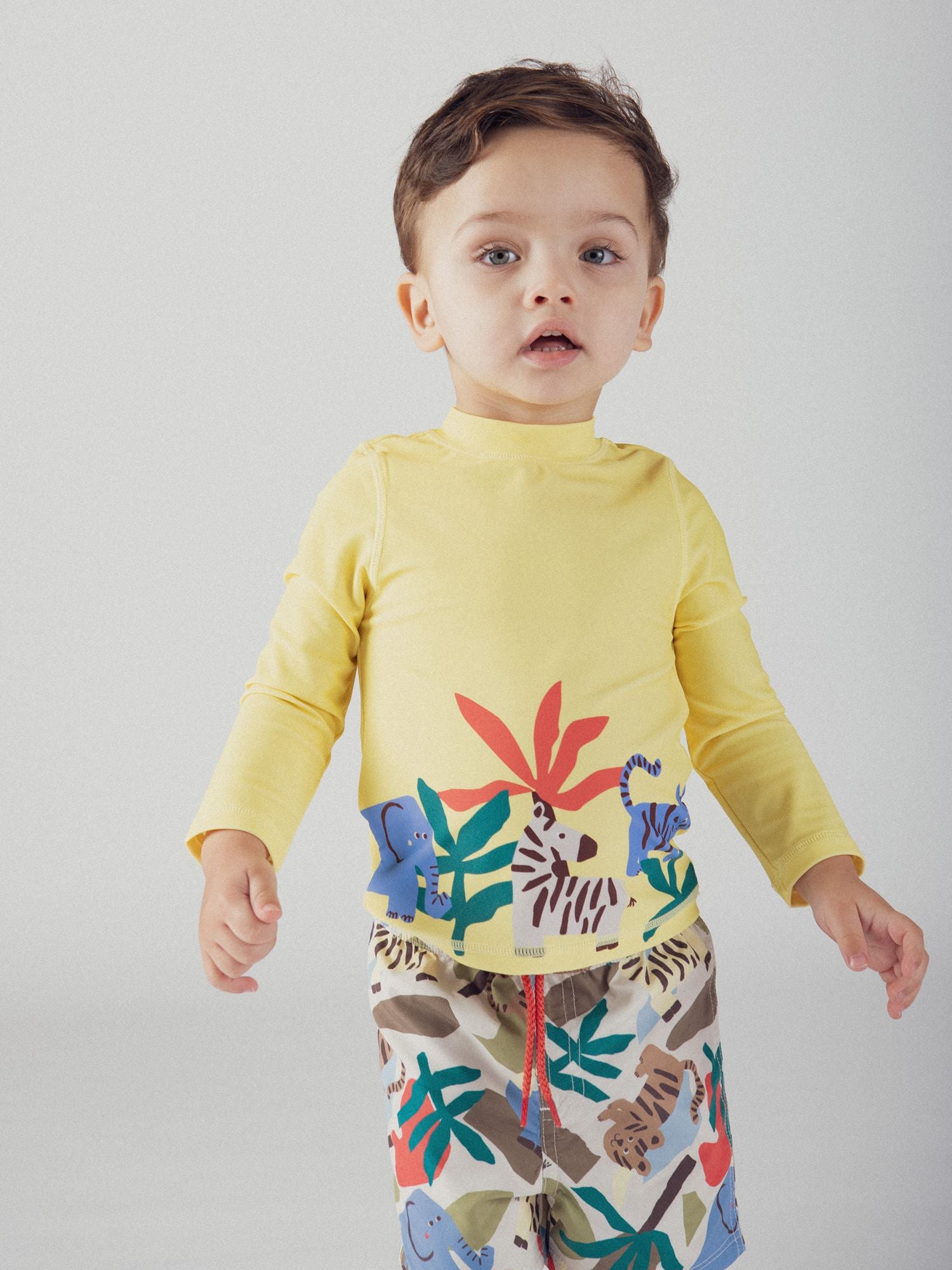 Yellow UPF 50+ Swim T-Shirt for Baby Boy