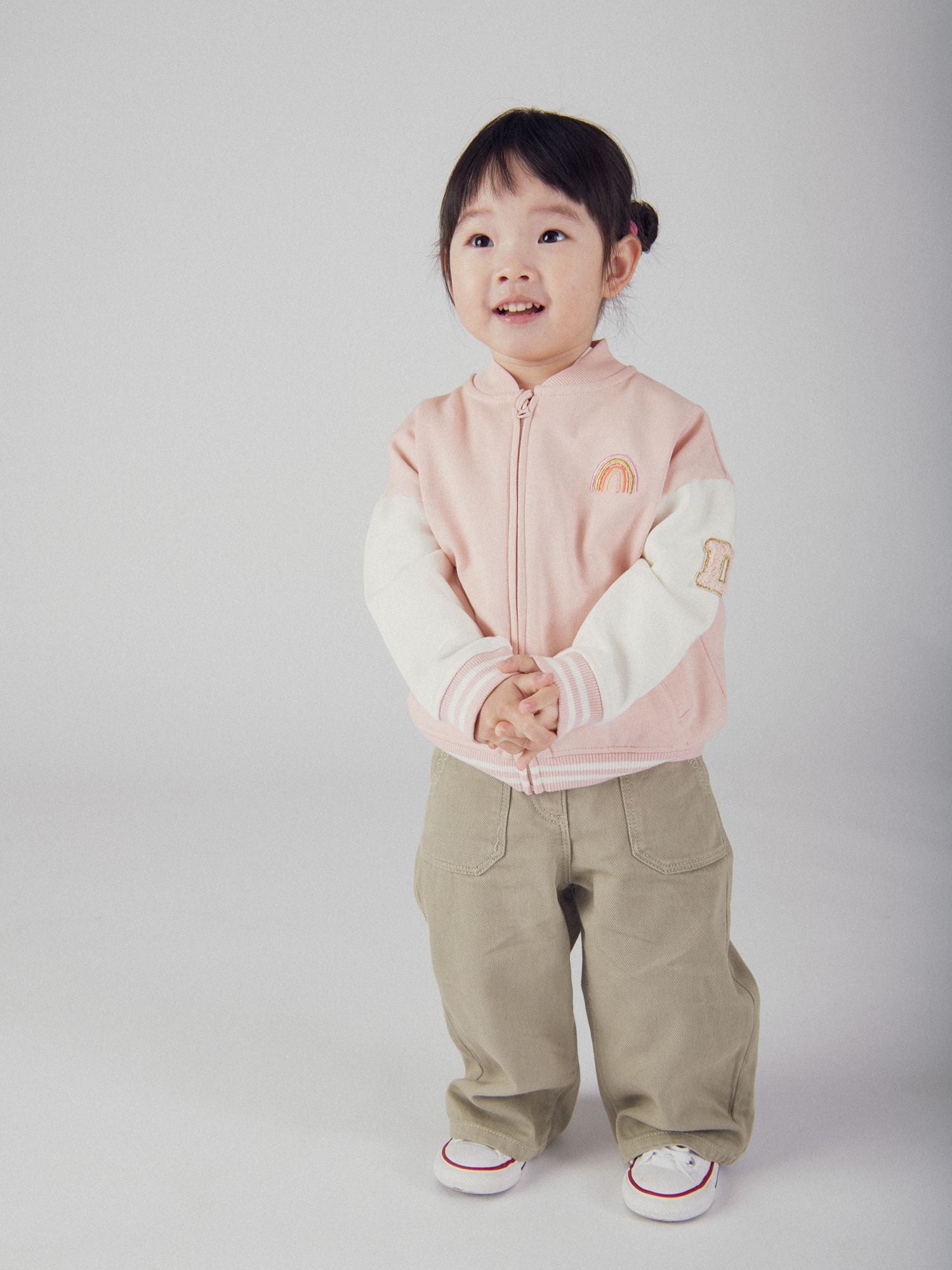 Vintage Pink Bomber for Baby Girl
