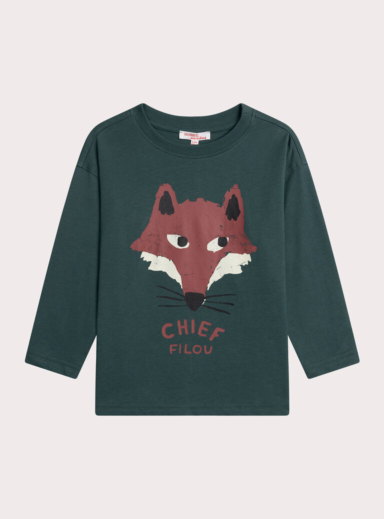 Green TEE SHIRT LS XOJOTEE3 / 25W902F1TMLG614