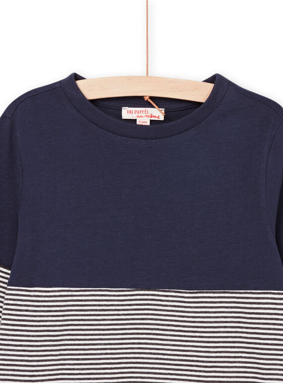 Color block long sleeve t-shirt POJOTIDEC1 / 22W902B3TML705