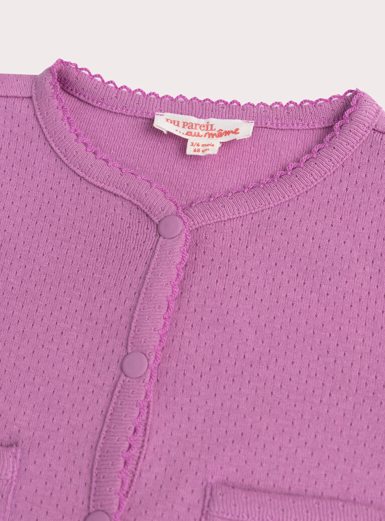 Purple CARDIGAN WILICAR1 / 25SG09T1CAR708