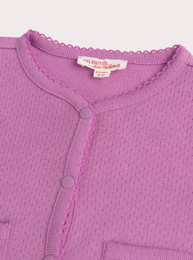 Purple CARDIGAN WILICAR1 / 25SG09T1CAR708