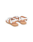 White leather sandals RASANDFLEUR / 23KK3561D0E000