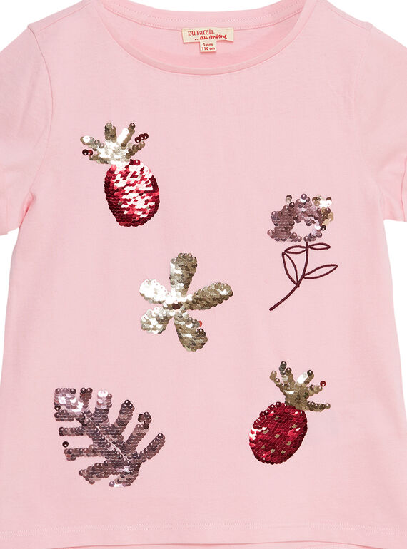 Clear pink T-shirt JADUTI1 / 20S901O1TMC321