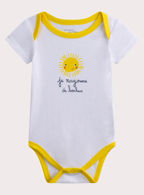 White BODYSUIT WEGABODSOL / 25SH14C2BOD000