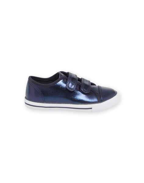 Child girl navy blue patent sneakers NATOILMET / 22KK359AD16070