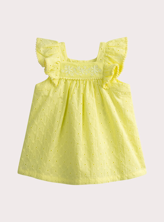 Light yellow DRESS WIMAROB3 / 25SG0961ROBB115