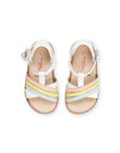 White leather sandals RISANDMULTI / 23KK3761D0E000