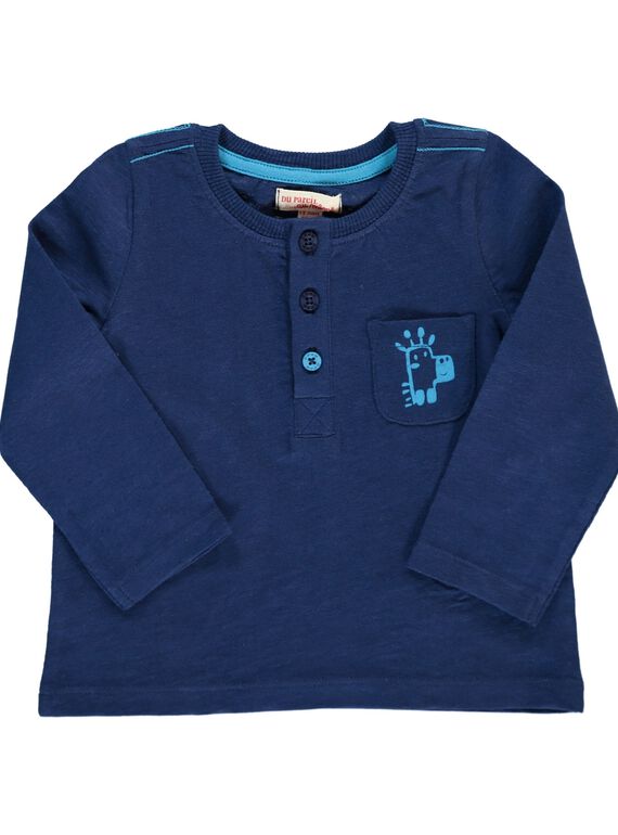 Baby boys' long-sleeved T-shirt CUJOTUN3 / 18SG10R5TML070