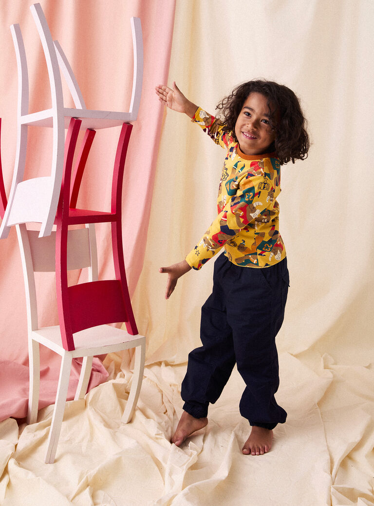 Reversible T-shirt for boys  VOKOTEE1 / 24W90233TMLB118