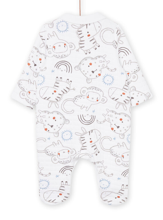 Rainbow and animal print sleep suit ROU1GRE3 / 23SF0462GRE000