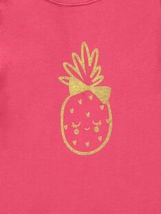 Baby girls' short-sleeved T-shirt CIJOTI2 / 18SG09R2TMCF503