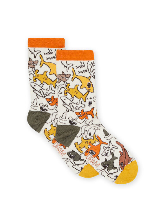 Child boy linen socks NYOVICHO2 / 22SI02M1SOQA016