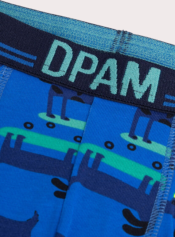 Set of 5 dog print underpants for boys  VEGOBOXSEM2 / 24WH1281BOXC214